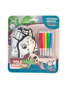 Animales Inflables P/pintar En Blister Hd2610/hd2640 Jte01