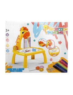 Proyector Painting Jirafa + 12 Colores En Caja 20x15 5cm Ju0151 222-7 Pri02