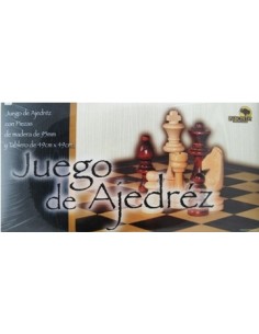 Ajedrez 29x29cm C/tablero Y Pzas Madera Im5159 Jbl01 (b12)