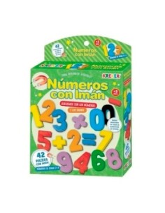 Numeros Goma Eva C/iman X 42pzas Caja Kreker 322