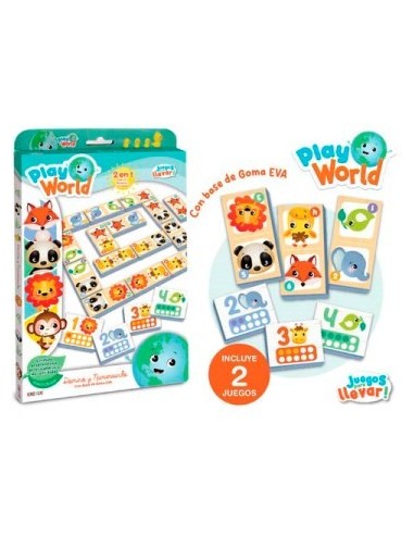 Juegos Domino-memotest-reloj Goma Eva Caja 1031-1033-1034 Kreker