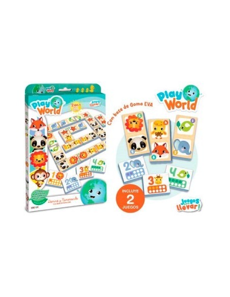 Juegos Domino-memotest-reloj Goma Eva Caja 1031-1033-1034 Kreker