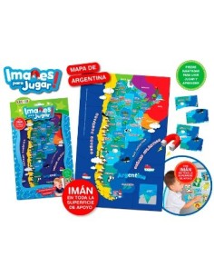 Puzzle Mapa Argentina C/iman Blister 53 Kreker