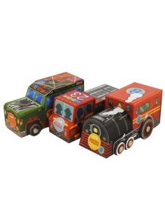 Puzzle  X48 Pzas Vehiculos Surt 4100-1 Der01 (b12)