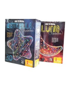 Estrella Luminosa/luna Luminosa Con Luces  804 805 Bon01