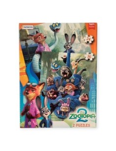 Puzzle X2 Zootopia 24 Y 36 Pzas Dzo01246 Tap02