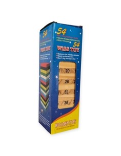 Jenga Numerado C/dados Caja 5012 Cal01