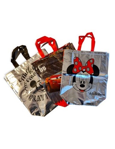 Bolsa 40x40x14 Minnie/mickey Fiselina Metalizada Flf4040ei-flf4040elccar- Eco01