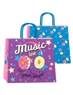Bolsa 32x10x30 Music Pop/flowers/sirenitas Romi 44401246