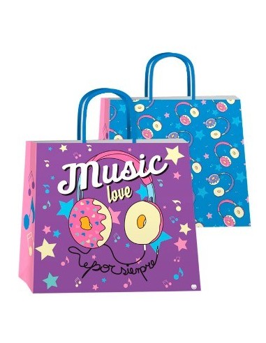 Bolsa 32x10x30 Music Pop/flowers/sirenitas Romi 44401246