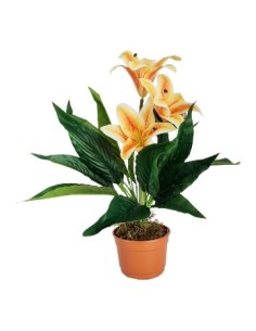 Maceta 41cm C/flor Lily Bush Fl37723 Cec03