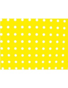 Papel Forrar Lunares Amarillo Muresco/luma (100/10)