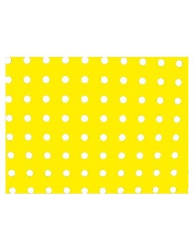 Papel Forrar Lunares Amarillo Muresco/luma (100/10)