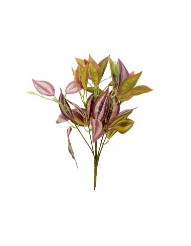 Ramo 28cm Hojas Verdes Fa441 Fa442 Jun02