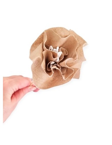 Vara Flor Tela Arpillera Chica Et01