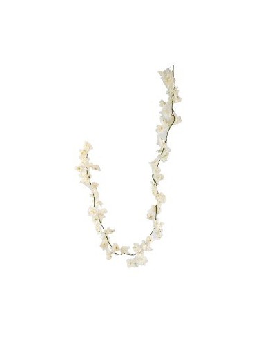 Guirnalda 180cm Flores Blancas Fa293 Jun02