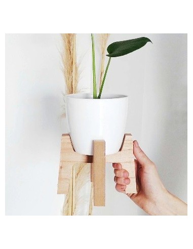 Maceta N12 C/base Madera Mto01