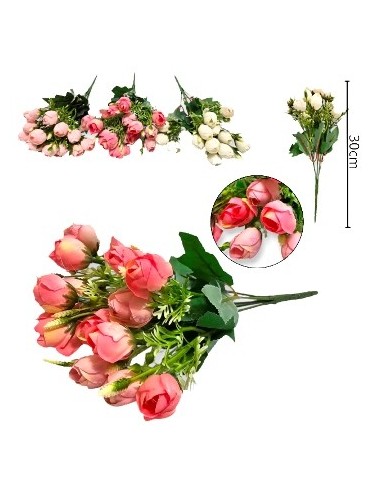 Ramo Rococo 30cm Colores Surt. Fl10022 Ps01