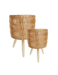 Porta Maceta De Mimbre Set X2 1203491 Man02
