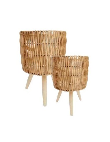 Porta Maceta De Mimbre Set X2 1203491 Man02