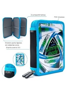 Cartuchera 2 Pisos Pvc Nena/varon Mod. Surt Skora 35284-35280-35276-35277 Ori02