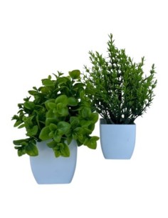 Planta Artificial C/maceta 7cm Rk2502060 Rk2502061 Rec01
