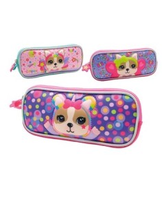 Cartuchera 1 Cierre Grueso 3d Neoprene Personajes Nena Si382/si383/si384 Ck01