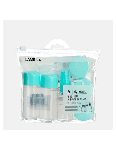 Set Viaje Spa 7 Pcs Dispenser Jabon Perfume Cb-28621 Sf01