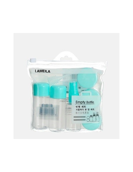 Set Viaje Spa 7 Pcs Dispenser Jabon Perfume Cb-28621 Sf01