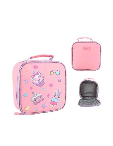 Lunchera 20x20cm Cuad. Fantasia Nena Mod. Surt. 27706-27709 Tar02