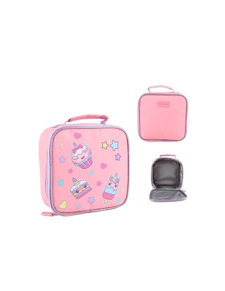 Lunchera 20x20cm Cuad. Fantasia Nena Mod. Surt. 27706-27709 Tar02