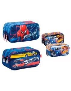 Cartuchera 2 Cierres Varon Personajes Surt.11707-38218-11614 -11629-11736 Wab02