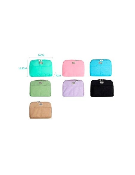 Cartuchera Un Cierre Con 2 Bolsillos Delanteros Y Compartimentos Por Dentro Bc30156 Sf01