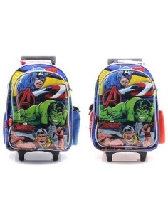 Mochila 16" C/carro Avengers Sp139 Sp137 Ck01