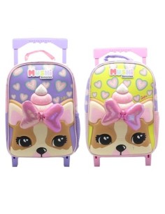 Mochila 12" C/carro Simones 3 D C/colitas Si910 Ck01