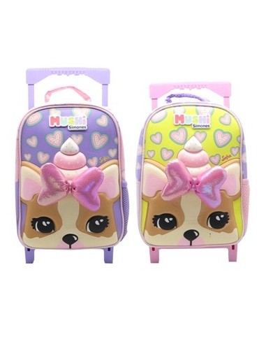 Mochila 12" C/carro Simones 3 D C/colitas Si910 Ck01