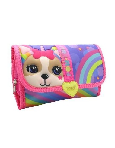 Cartuchera Desplegable 3d Pvc/tela/neoprene Personajes Nena Si398 Si399 Ck01