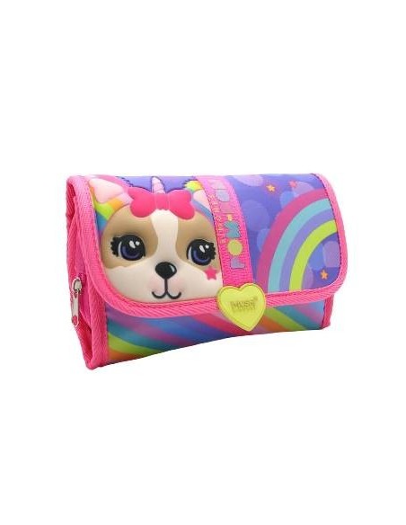 Cartuchera Desplegable 3d Pvc/tela/neoprene Personajes Nena Si398 Si399 Ck01