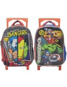 Mochila 12 C/carro Avengers Sp136/sp592/sp594/sp598/sp601/sp603/sp146/sp148/sp664 Ck01 (b12)