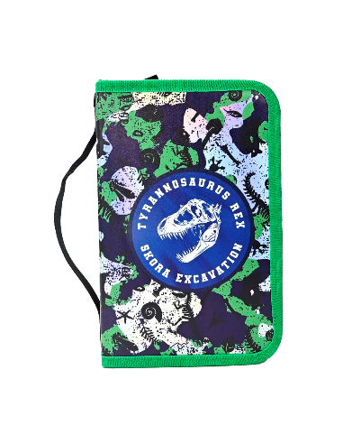 Cartuchera 2 Pisos C/diseno Holografico Nena/varon Skora 35246/35255 Ori02