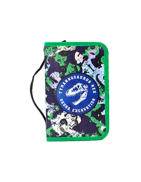 Cartuchera 2 Pisos C/diseno Holografico Nena/varon Skora 35246/35255 Ori02