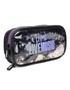 Canopla 2 Cierres Plana C/glitter Y Lentejuelas Tr165/tr166/tr167/tr168 Chi01