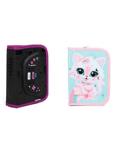 Cartuchera 1 Piso C/compartimiento Interno Animales/gamer Bt207/bt208/bt209/bt210/fs107 Chi01