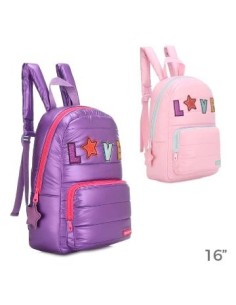 Mochila 16 1 Cierre Puffer Love 15638 Tar02