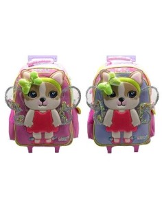 Mochila 18" C/carro Simones 3d Si918 Si919 Si920 Si921 Si922 Ck01