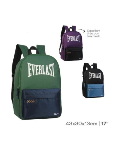 Mochila 17"2/3 Bols. Urbana/deportiva Everlast/head 16940/16941/22257/22259/22260/22263/22266/22271/27954/27956/28169/28173/2