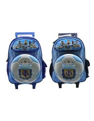 Mochila 16" C/carro Afa Mod. Surt. Stickers Af112/af114/af115/af116 Ck01