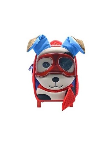 Mochila 11" C/carro Animales Fl390/fl391/fl393/fl394 Ck01