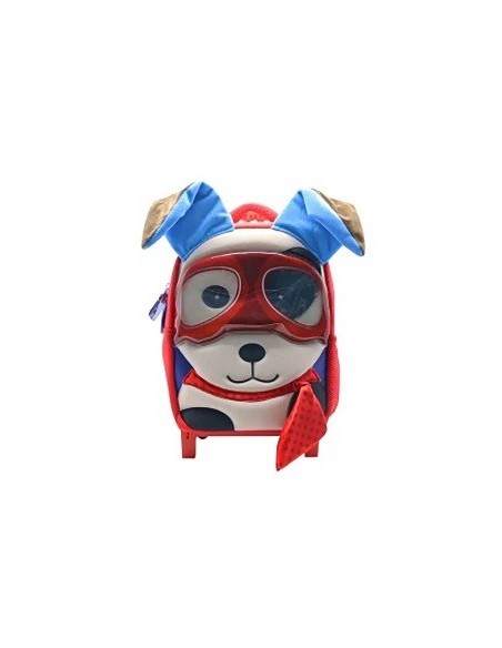 Mochila 11" C/carro Animales Fl390/fl391/fl393/fl394 Ck01