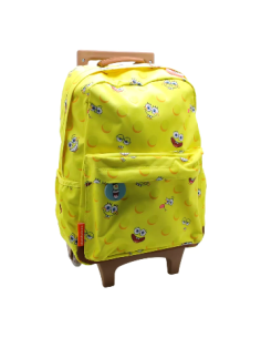 Mochila 16" C/ Carro Bob Esponja Bj251 Ck01
